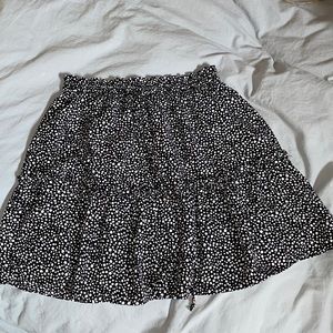 spotted skirt